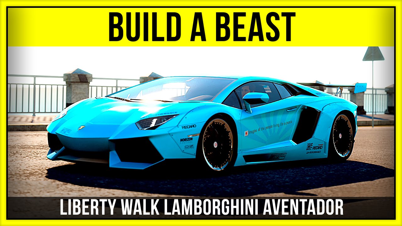 Lamborghini Aventador preparado pela Liberty Walk (SEMA 2014)