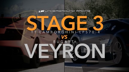 Drag Race: Lamborghini Gallardo Superleggera (Underground Racing) VS Bugatti Veyron